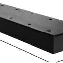 Mail Boss 7144 Box Spreader Bar for Two-Mailbox Applications, 2, Black