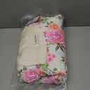 LONDON FOG Girls' Heavyweight Puffer Jacket With Beanie and Soft Fleece Lining (3T, Floral)