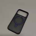 TORRAS Ostand Magnetic for iPhone 17 Pro Case, Fit for MagSafe, 4X Military Drop Protection, Camera Control, Slim Phone Case for iPhone 17 Pro with Kickstand, Translucent Matte Cover 6.3", Deep Blue