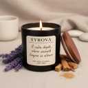Lavender & Sandalwood Candle, Luxury Scented Soy Candle 7oz, Calming Relaxing Fragrance for Home, Stress Relief & Sleep Aromatherapy Candle, Gift for Women, Long Lasting Jar Candle
