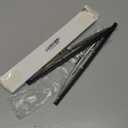 Wiper Blade Set,12in/30.48cm Front Windshield Wiper Blades Stainless Steel Polished Silver Universal for Car