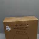 JOLLYVOGUE King Size Comforter Set 7 Pieces - Bed in a Bag King for All Season, Pintuck Bedding Comforter Sets with Comforter, Flat Sheet, Fitted Sheet and Pillowcases & Shams, Burgundy