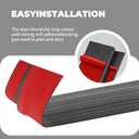 Floor-Transition-Strip Self Adhesive 72 inch, Door Thresholds Ramps for Doorways, Edge-Reducer Vinyl-Transition-Strip for Door/Floor (Dark Gray Wood Grain, 0.4'' (H))