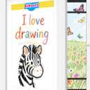 FrameWorks 10"x12.5" White Wooden Kids Art Frame with Magnetic Door – Display for 3D Artwork, Photos, Crafts – Gallery Style Edges Wall Decor for Home, Playroom, Easy Access Frame for Creativity