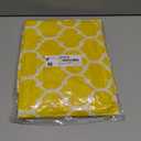 Smiry Rectangle Picnic Table Cover, Waterproof Elastic Fitted Camping Tablecloths for 8 Foot Tables, Wipeable Flannel Backed Vinyl Tablecloth Protector for Indoor, Outdoor (Yellow, 36x96 Inches)