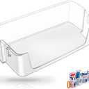 [2 PACK] Upgraded Right Refrigerator Door Bin RF28T5001SR RF28T5021SR RF27T5201SR RF27T5241SR RF28T5101SR RF28T5001SG DA63-09775A DA97-20984A Door Shelf Compatible with Samsung Refrigerator Door Bin