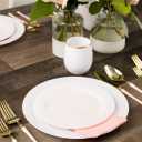 Mint Collection Plates, White, Combo 24-7.5" + 12-10", Case of 288 (8 packs x 36)