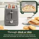 Cuisinart Core Collection 2-Slice Toaster | Extra-Long Slots for Artisan Bread | Bagel Setting |High-Lift Quickview | Single Slice & Defrost Functions | +30sec Toast Boost |Removable Crumb Tray