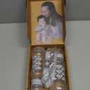 Hands-Free Baby Bottle - Anti-Colic Nursing System 9 oz Baby Bottle with Fast Flow Nipple/Teat 3m+ with Tube Straw Feeding System for Toddler (2 Bottles - Elephant)