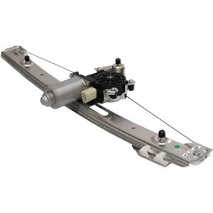 TUCAREST 741-480 Rear Left Power Window Lift Regulator with Motor Assembly (Driver Side;4-Door - E46) Fit for B-M-W 99-00 323i 328i, 01-05 325i 325xi 330i 330xi [# 88079 660386 51358212099]