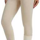 Sherpa Fleece Lined Leggings Women Winter Warm Thermal Tights Soft High Waist Thick Pants for Cold Weather (L)