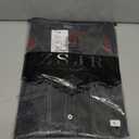Men's Western Cowboy Shirt Long Sleeve Embroidered Casual Button Down Shirt L