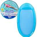 SwimWays Spring Float Premium Hammock Pool Lounger, Inflatable Pool Floats Adult with Fast Inflation for Ages 15 & Up, Sky Blue