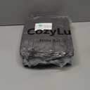 CozyLux Queen Comforter Set Dark Grey - Bed in a Bag Queen Size 7 Pieces, Luxury Soft Bed Set for All Seasons, Bedding Set with Comforter, Sheets, Pillowcases & Shams, Dark Gray, Queen