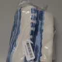 Boho Throw Pillow Covers 18x18 Set of 2 Farmhouse Decorative Cushion Case Striped Square Pillows Cover Chenille Pillow Cases Accent Neutral Pillowcase for Sofa Couch Bed,Sky Blue