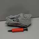 Inflatable Travel Foot & Leg Rest Pillow with Adjustable Height for Airplane, Car, Bus, Train, Office, Camping and Kids to Sleep on Long Flights, Air Pump Included