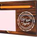 TRCENDE OB-gyn Squad Gift for Obstetricians and Gynecology Staff, Wooden Note Pad Holder with Pen Slot, Appreciation Office Decor XBT49