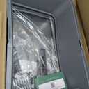 2PACK Stainless Steel Litter Box, Metal Litter Boxs with Lid High Sides, XL Extra Large Litter Box for Big Cats, Never Absorbs Odors, Leak-Proof, Stain-Free, Rust-Free, Easy to Clean, Scoop Included