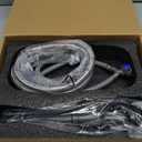 KENES Brushed Nickel Widespread Bathroom Faucet 2 Handle Bathroom Sink Faucet 3 Hole, 8-Inch 3 Pieces Vanity Faucet with Pop Up Drain & Supply Lines, KE-9050-P