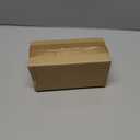 100 Large Manila Paper Tags with Wire Attached # 8, 6 1/4" x 3 1/8" Manilla Shipping Tags with Reinforced Eyelet and Metal Wire, Labels with Ties