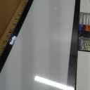 Long White Board, 36" x 12" Magnetic Dry Erase Board, Black