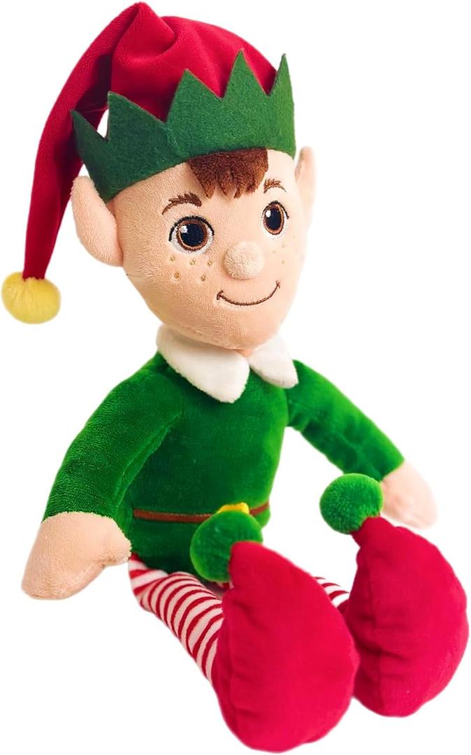 Deluxe Paws Christmas Elf Plush Dangly Festive Soft Toy - 34cm
