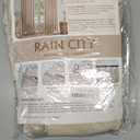 Linen Drapes 92 Inch Long Curtains 2 Panels Set Rod Pocket Back Tab Light Filtering Privacy Window Sheer Curtain Panels for Living Room Bedroom Farmhouse, 50x92 in Long