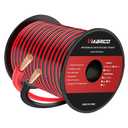 18AWG 100FT Electrical Wire Cable 2 Conductors Red Black Cable Hookup LED Lighting Strips Flexible Wire Extension Cord 18 Gauge Copper Clad Aluminum Copper Wire 12V/24V DC Cable