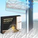 Sliding Window Locks Door Lock - 4 Pack Sliding Glass Door Lock for Child Safety Closet Door Security Locks for Kids Home Security Door Lock Safety Child Proof for Inside Flip Door Latche Bar Stopper