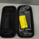 FYOUNG 3 in 1 Accessories Bundle for Playstation Portal, Carrying Case & Hard PC Clear Cover Skins Set with Screen Protector, Protective Shell Portable Travel Handbag for PS5 Portal Remote Player (Black)