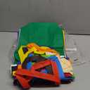 Supersize 12 Pack Reusable Non Woven Gift Bags with Handles Party Fabric Tote Bags Treat Bags for Birthday Favors, Snacks 12 Colors (9.8 x 13.8 x 4 inches)