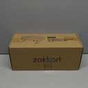 Zakkart SnugCloud Cat Window Perch with 4-Sided Bolster - Orthopedic Cat Hammock for Window Sill - Solid Hardwood & Metal Frame - Window Seat for Pets (Dark Stained Wood w/Gray Bed, Medium) (Medium (22"x15"))