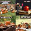 Koko Paper Co. Fall Pumpkin Thank You Cards  25 Flat Note Cards with Envelopes - Autumn Thank You Notes for Baby Shower, Bridal Shower, Thanksgiving & More, Made in USA