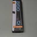 JUSPRO Cooling Fan for PS5 Pro, Quiet Enhanced 4 Cooler Fan with Adjustable Speed, Auto Power On/Off, Cooling Accessories with USB 3.0 Port and LED Light for PlayStation 5 Pro