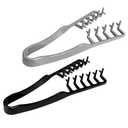 2PCS Texture Comb,Textured Styling Comb,Volumizing Wide Tooth Hair Styling Comb for Men Women (Black & Gray)