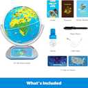 PlayShifu Interactive Globe for Kids Orboot Earth Explorer: Tech Powered Interactive Globe for Kids | Smart Gift for Ages 4+ | 400+ Wonders, 1000+ Facts | Constellation Mode & Fun Games | Magic Stylus | Educational STEM Toys for the future scientists