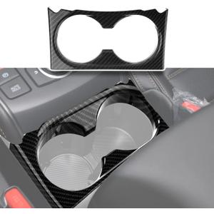Compatible with Mazda CX-5 Accessories 2025 2024 2023 2022 2021 2020 2019 2018 2017 Car Center Console Cover Trim Armrest Gear Panel Cup Holder Frame -ABS Carbon Fiber Style