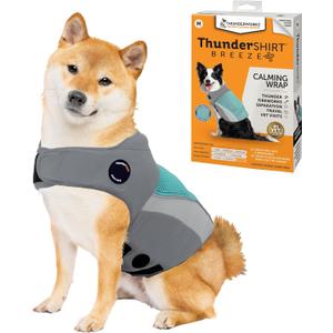 ThunderShirt Breeze for Dogs, Medium, Aqua, Extra Breathable Mesh Fabric, Dog Anxiety Relief Vest for Every Day Stress & Calming During Thunder Storms and Fireworks