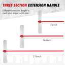 48"x8" Magnesium Bull Float for Concrete Finishing - Heavy-Duty Cement Smoothing Tool With Adjustable Handle Bracket