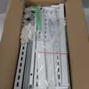 bukfen Over the Door Pantry Organizer, 6-Tier Adjustable Basket Kitchen Pantry Door Organization and Storage, Heavy-Duty Metal Hanging Kitchen Spice Rack,D6.3 x W17.32 x H50.60 inch,White Marble Color