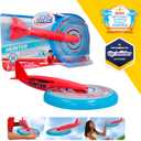 IMC Toys Jet Disc Hunter - 9" Disc and Plane Glider Tail, Great Outdoor Play, Easy to Throw and Catch, for Kids 6 and Up - Blue