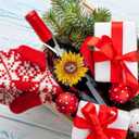 3 x Christian Christmas Ornaments - Religious Christmas Ornaments for Women - Christian Gifts for Women - Religious Bible Verse Jesus Inspirational Faith Ornament for Tree - Acrylic Ornament