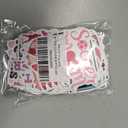 3 x 100PCS Soccer Stickers,Vinyl Waterproo Decals for Laptops Water Bottles Journals,Pink Soccer Sporty Gifts