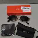 livho 2025 Trendy Oval Sunglasses - Stylish Polarized Shades for Everyday - Retro Metal Frames