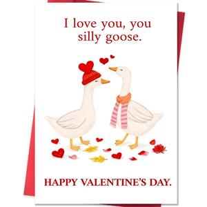 4 x Beixian Romantic Valentines Day Cards for Him Her, Funny Valentines Day Card Gifts for Husband Wife Boyfriend Girlfriend (BX320)