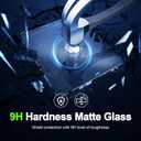 Anti-Glare Matte Screen Protector for 2023-2026 Toyota Corolla Cross (L/LE/XLE/Hybrid S/Hybrid SE/Hybrid XSE) 8-inch Touch Screen, 9H Tempered Glass 2026 2025 Corolla Cross Accessories 8"