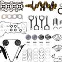 G4NA 2.0 Engine Overhaul Rebuild Kit With Crankshaft Con Rods Piston Gasket And Timing Chain Kit Fit For Hyundai Elantra Tucson Kia Forte 2.0L 2014-2016 23110-2E501 209202EA00