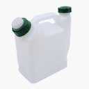 2-Stroke Engine Fuel Mixing Bottle Tank, 1.0L 2 Stroke Fuel Mixing Container 20:1/25:1/40:1/50:1, Small Gas Mixing Can for Chainsaw Trimmer (1L)