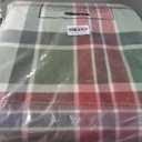 Muddy Mat Plaid 8x10 Washable Area Rugs for Living Room, Bedroom & Dining Room Modern Soft Low Pile Non Slip Carpet Pet Friendly Waterproof Foldable Rugs for Home