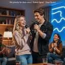 Karaoke Machine for Adults with 2 Wireless UHF Microphones, 400W Peak Power Karaoke System with Dual 6.5'' Subwoofers, Portable Party Bluetooth Speaker with RC, Bass & Treble Control for Outdoor/Home